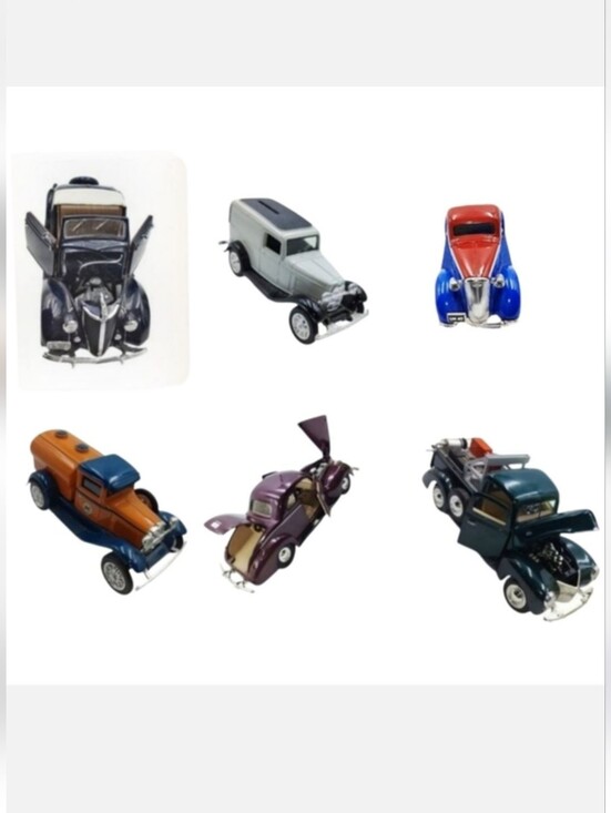 Other - Diecast Vehicle Collection 1:24–1:25 | 6 Cars | 2 Coin Banks | Ford & Chevy